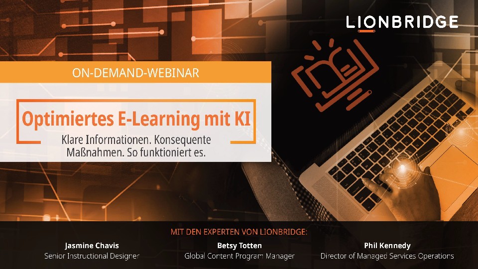 Cover of the presentation of Powering eLearning with AI