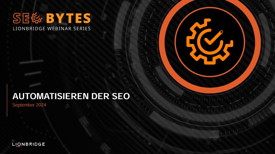 Automatisierung von SEO mit KI-Präsentation