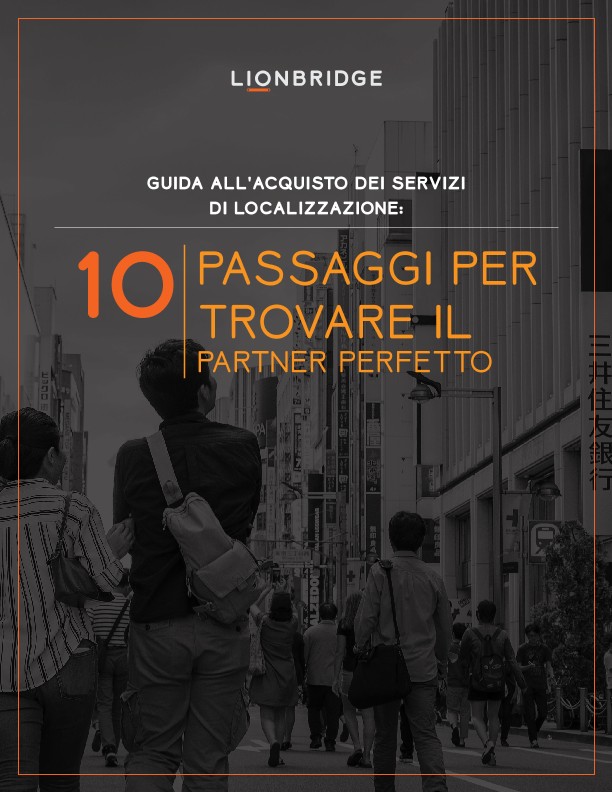 Una guida all'acquisto per la localizzazione Copertina del white paper