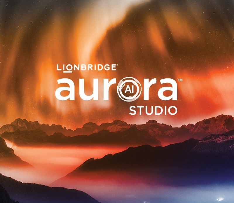 Brillant aurora with the Lionbridge Aurora AI Studio logo