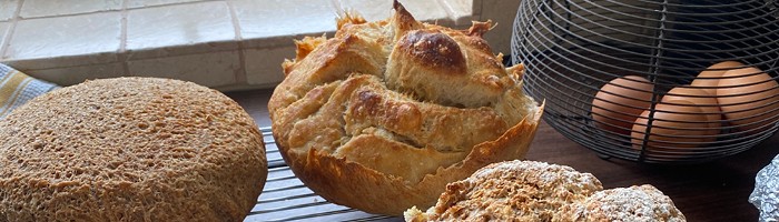 Bröd som Stephen har bakat med familjen