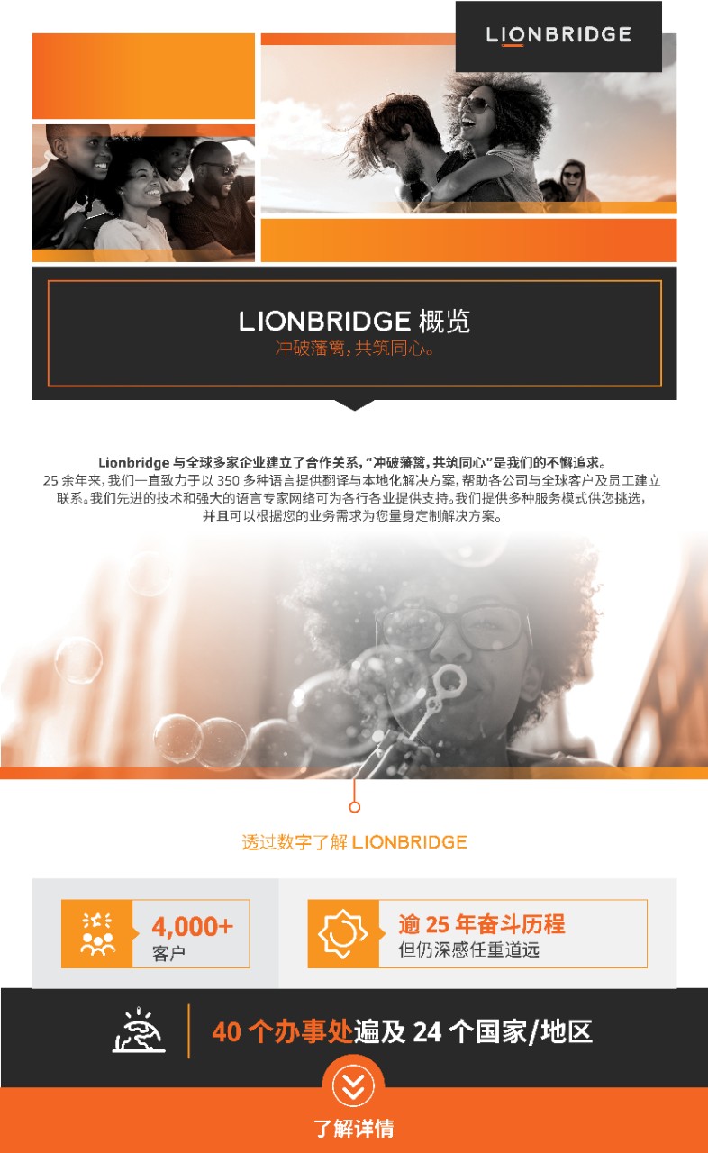 Lionbridge-overview-infographic - Chinese Simplified